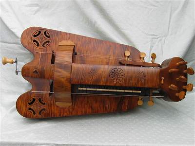 Plan view of custom Hurdy Gurdy by Chris Allen and Sabina Kormylo