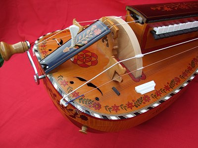 Highly decorated copy of original 1892 Nigout Hurdy Gurdy from Chris Allen and Sabina Kormylo