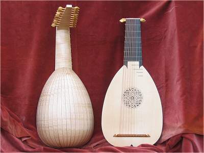 10 course Tieffenbrucker Lute by Chris Allen and Sabina Kormylo