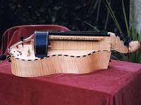 Colson guitar-bodied hurdy-gurdy